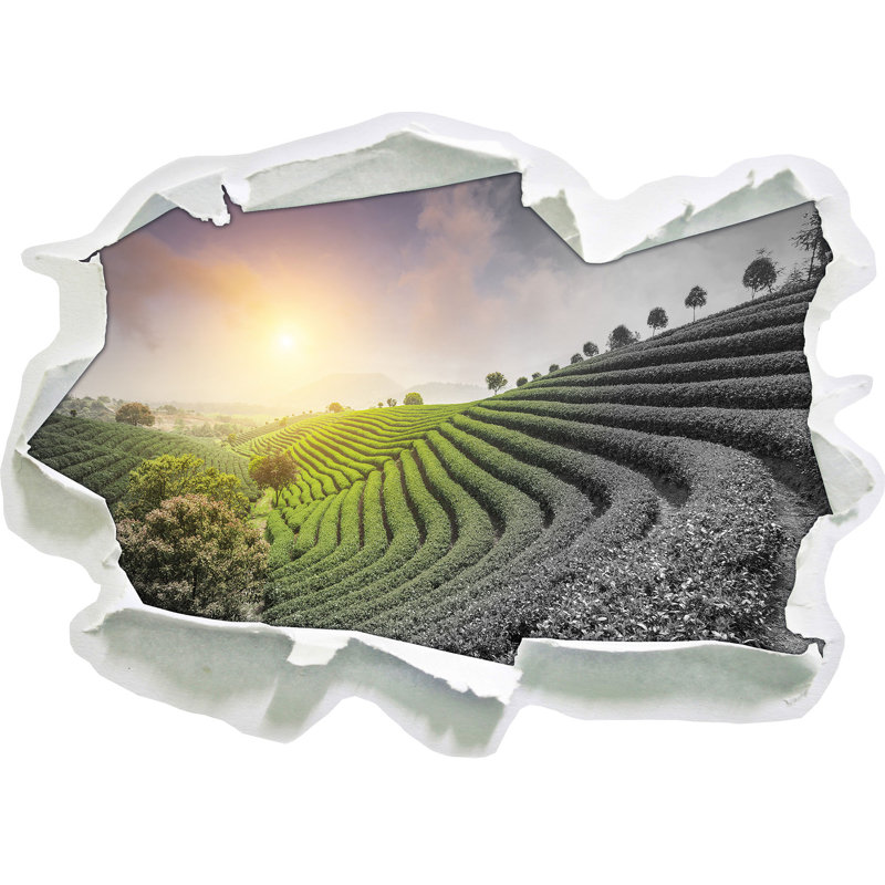 East Urban Home Wandtattoo Japanische Treppenfelder | Wayfair.de